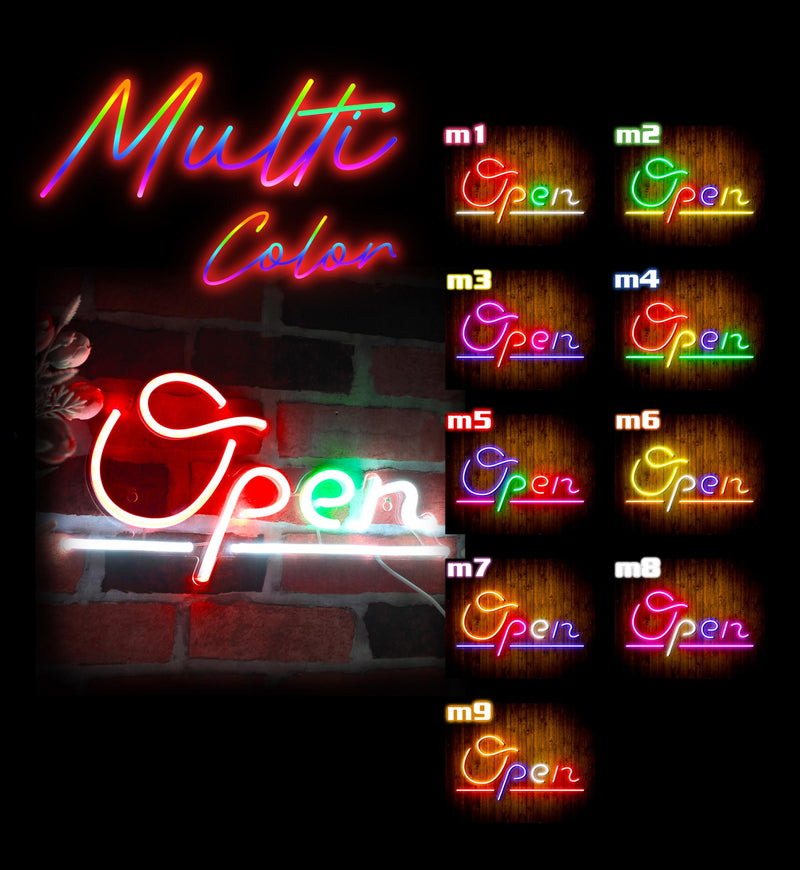 Open Flex Silicone LED Sign (Neon-Style, LED Technology) - LED Gift Works