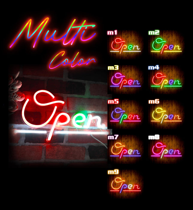 Open Flex Silicone LED Sign (Neon-Style, LED Technology) - Way Up Gifts