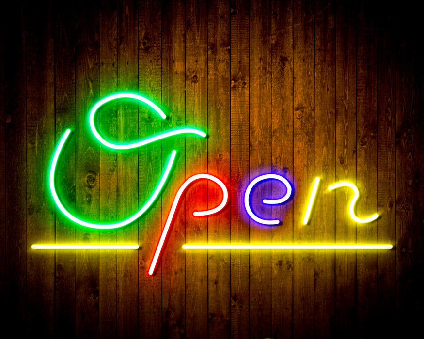 Open Flex Silicone LED Sign (Neon-Style, LED Technology) - Way Up Gifts