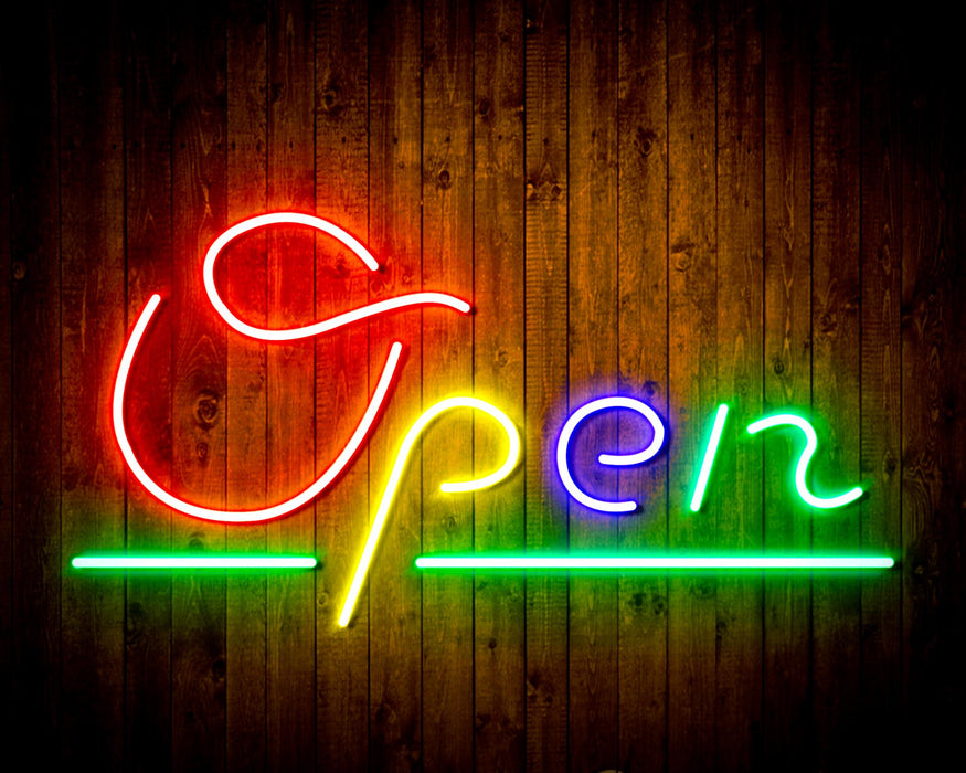 Open Flex Silicone LED Sign (Neon-Style, LED Technology) - Way Up Gifts