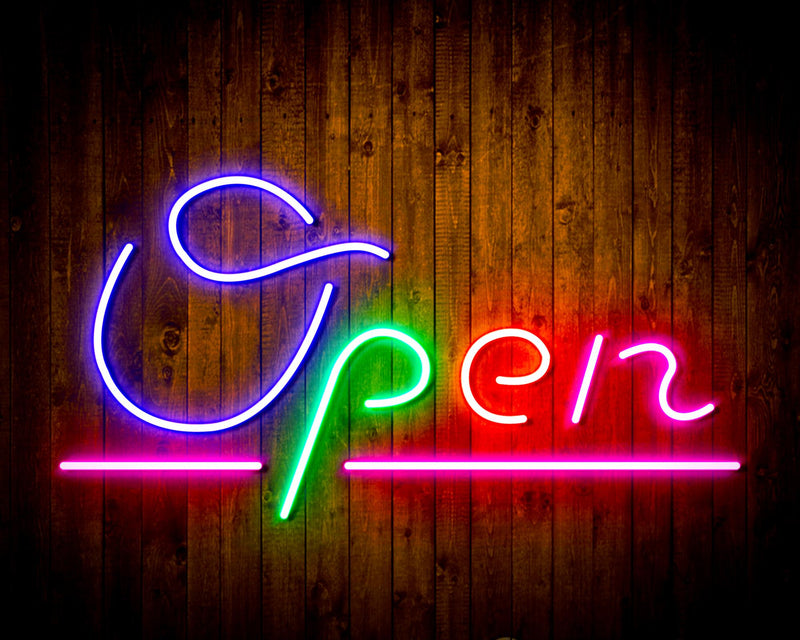 Open Flex Silicone LED Sign (Neon-Style, LED Technology) - LED Gift Works