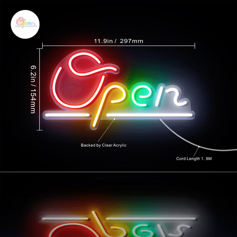 Open Flex Silicone LED Sign (Neon-Style, LED Technology) - LED Gift Works