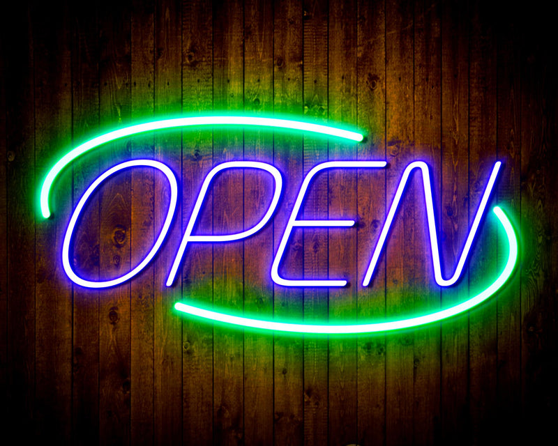 Open Sign Flex Silicone LED Sign (Neon-Style, LED Technology) - LED Gift Works