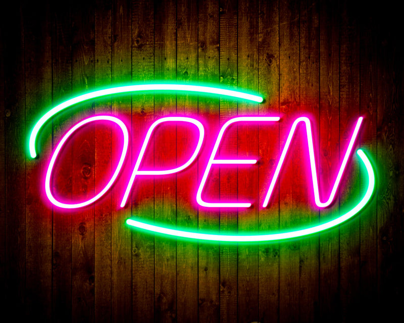Open Sign Flex Silicone LED Sign (Neon-Style, LED Technology) - LED Gift Works