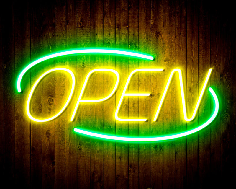 Open Sign Flex Silicone LED Sign (Neon-Style, LED Technology) - LED Gift Works