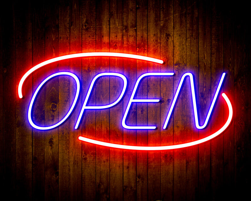 Open Sign Flex Silicone LED Sign (Neon-Style, LED Technology) - LED Gift Works