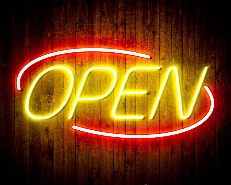 Open Sign Flex Silicone LED Sign (Neon-Style, LED Technology) - LED Gift Works