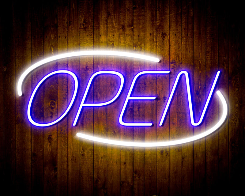 Open Sign Flex Silicone LED Sign (Neon-Style, LED Technology) - LED Gift Works