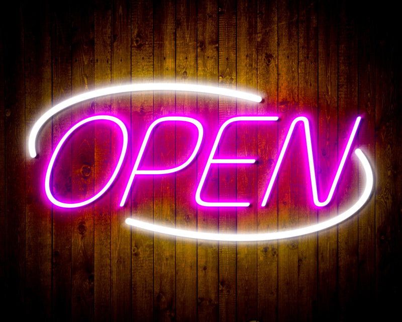 Open Sign Flex Silicone LED Sign (Neon-Style, LED Technology) - LED Gift Works