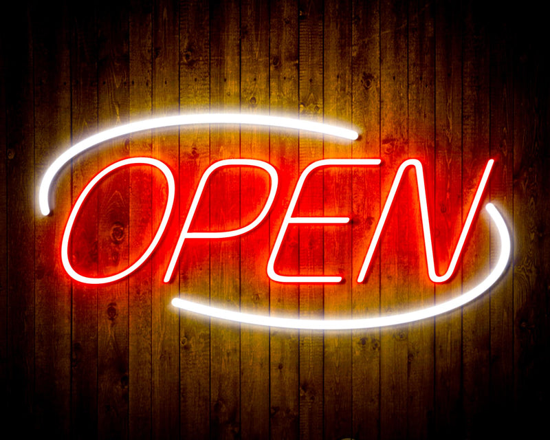 Open Sign Flex Silicone LED Sign (Neon-Style, LED Technology) - LED Gift Works