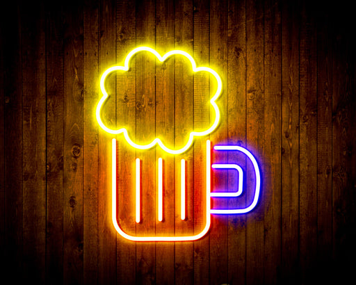 Beer Mug Bar Flex Silicone LED Sign (Neon-Style, LED Technology) - Way Up Gifts