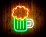 Beer Mug Bar Flex Silicone LED Sign (Neon-Style, LED Technology) - Way Up Gifts
