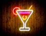 Martini Glass Bar Flex Silicone LED Sign (Neon-Style, LED Technology) - Way Up Gifts