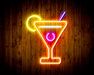 Martini Glass Bar Flex Silicone LED Sign (Neon-Style, LED Technology) - Way Up Gifts