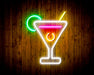 Martini Glass Bar Flex Silicone LED Sign (Neon-Style, LED Technology) - Way Up Gifts