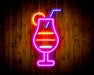 Cocktail Glass Bar Flex Silicone LED Sign (Neon-Style, LED Technology) - Way Up Gifts