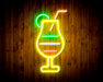 Cocktail Glass Bar Flex Silicone LED Sign (Neon-Style, LED Technology) - Way Up Gifts
