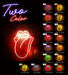 Mouth with Tongue Sticking Out Flex Silicone LED Sign (Neon-Style, LED Technology) - Way Up Gifts