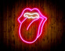 Mouth with Tongue Sticking Out Flex Silicone LED Sign (Neon-Style, LED Technology) - Way Up Gifts