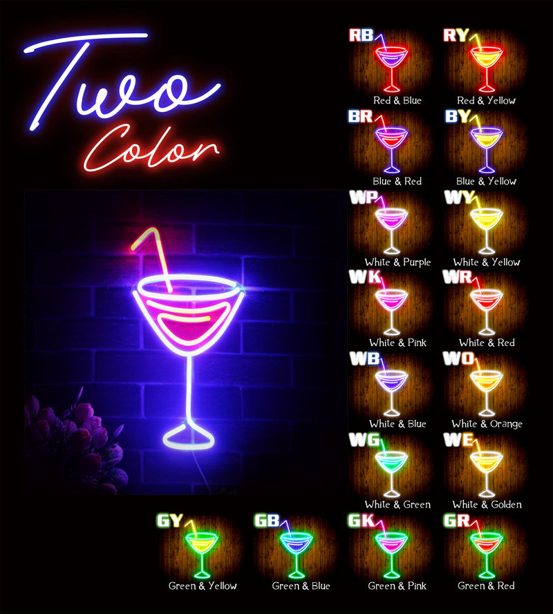 Dry Martini Flex Silicone LED Sign (Neon-Style, LED Technology) - LED Gift Works