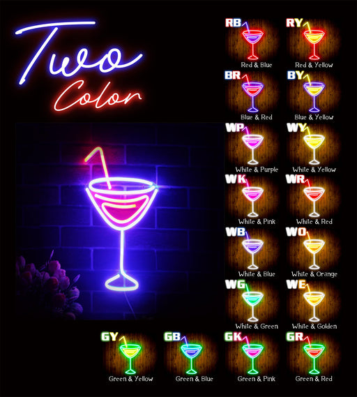 Dry Martini Flex Silicone LED Sign (Neon-Style, LED Technology) - LED Gift Works