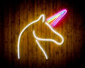 Unicorn with Magical Alicorn Horn Flex Silicone LED Sign (Neon-Style, LED Technology) - Way Up Gifts