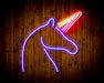 Unicorn with Magical Alicorn Horn Flex Silicone LED Sign (Neon-Style, LED Technology) - Way Up Gifts