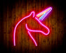 Unicorn with Magical Alicorn Horn Flex Silicone LED Sign (Neon-Style, LED Technology) - Way Up Gifts