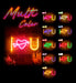 I Love You Flex Silicone LED Sign (Neon-Style, LED Technology) - Way Up Gifts