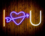 I Love You Flex Silicone LED Sign (Neon-Style, LED Technology) - LED Gift Works
