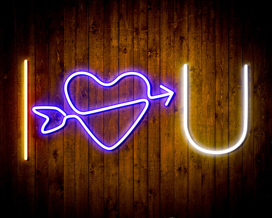 I Love You Flex Silicone LED Sign (Neon-Style, LED Technology) - Way Up Gifts