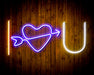 I Love You Flex Silicone LED Sign (Neon-Style, LED Technology) - Way Up Gifts