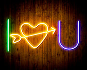 I Love You Flex Silicone LED Sign (Neon-Style, LED Technology) - LED Gift Works