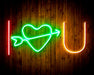 I Love You Flex Silicone LED Sign (Neon-Style, LED Technology) - Way Up Gifts