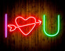 I Love You Flex Silicone LED Sign (Neon-Style, LED Technology) - Way Up Gifts