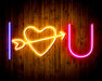 I Love You Flex Silicone LED Sign (Neon-Style, LED Technology) - Way Up Gifts