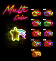 Shooting Star Flex Silicone LED Sign (Neon-Style, LED Technology) - LED Gift Works