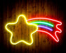 Shooting Star Flex Silicone LED Sign (Neon-Style, LED Technology) - Way Up Gifts