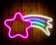 Shooting Star Flex Silicone LED Sign (Neon-Style, LED Technology) - LED Gift Works
