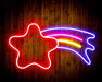 Shooting Star Flex Silicone LED Sign (Neon-Style, LED Technology) - Way Up Gifts