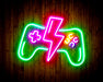 Gamer Gift Video Game Controller Flex Silicone LED Sign (Neon-Style, LED Technology) - Way Up Gifts