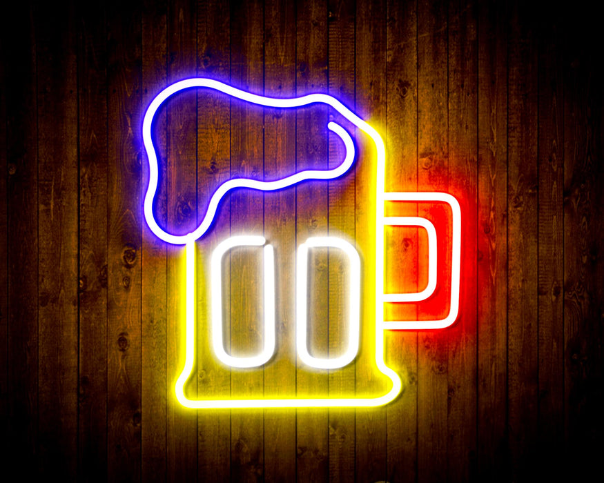Beer Mug Flex Silicone LED Sign (Neon-Style, LED Technology) - Way Up Gifts