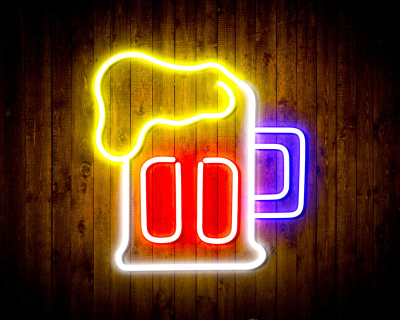 Beer Mug Flex Silicone LED Sign (Neon-Style, LED Technology) - LED Gift Works