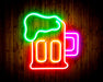 Beer Mug Flex Silicone LED Sign (Neon-Style, LED Technology) - Way Up Gifts