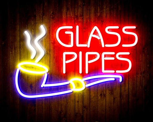 Glass Pipes Flex Silicone LED Sign (Neon-Style, LED Technology) - Way Up Gifts