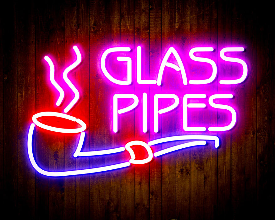Glass Pipes Flex Silicone LED Sign (Neon-Style, LED Technology) - Way Up Gifts