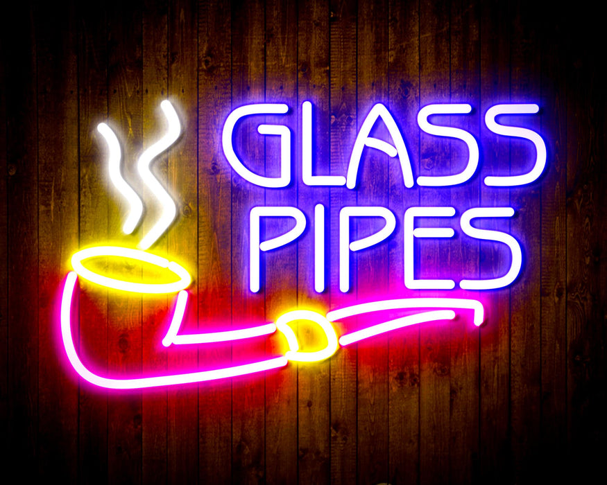 Glass Pipes Flex Silicone LED Sign (Neon-Style, LED Technology) - Way Up Gifts