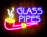Glass Pipes Flex Silicone LED Sign (Neon-Style, LED Technology) - Way Up Gifts