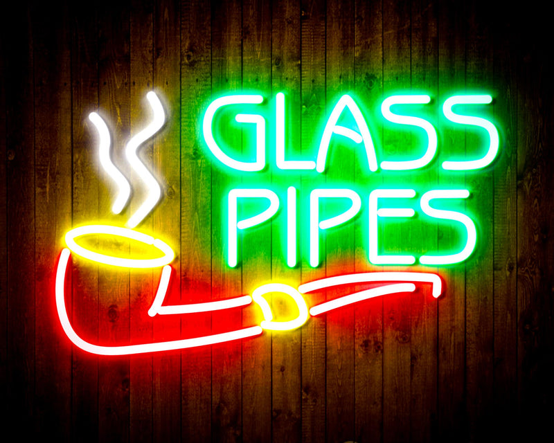 Glass Pipes Flex Silicone LED Sign (Neon-Style, LED Technology) - LED Gift Works