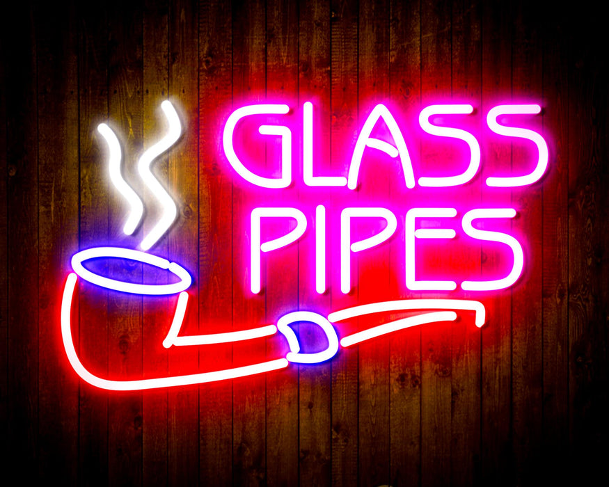 Glass Pipes Flex Silicone LED Sign (Neon-Style, LED Technology) - Way Up Gifts